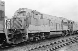 Western Pacific Railroad diesel locomotive 760 on April 24, 1971.