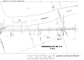 Plat Map of Great Northern Facilities at Snohomish, Washington, 1964