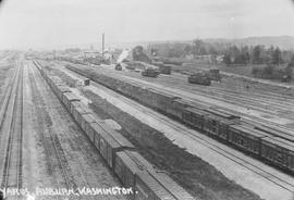 Northern Pacific freight yard at Auburn, Washington, circa 1925.