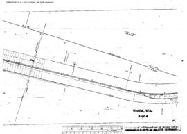 Plat Map of Northern Pacific Facilities at Vista, Washington, 1930