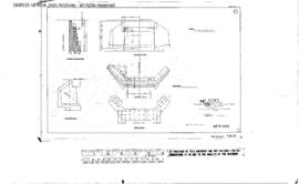 Northern Pacific Engineering Drawing: Detail of Abutments, Bridge 94.1 (303) - Lightning Creek, W...
