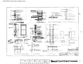 Milwaukee Road Engineering Drawing, Freight House and Depot at Lewiston, Montana, 1954
