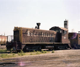 Chicago, Rock Island & Pacific Railroad diesel locomotive 811 at Amarillo, Texas on June 21, ...