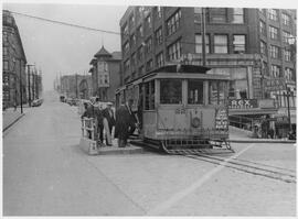 Seattle Municipal Railway cable car 22, Seattle, Washington, circa 1940