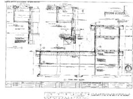 Chicago, Burlington and Quincy Engineering Drawing, Yard Office at Alliance, Nebraska, 1981
