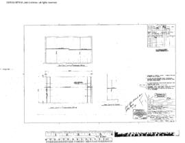 Great Northern Engineering Drawing, Engine House and Shop at Interbay, Washington, 1970