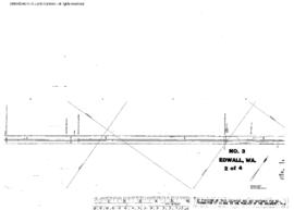 Plat Map of Great Northern Facilities at Edwall, Washington, 1965