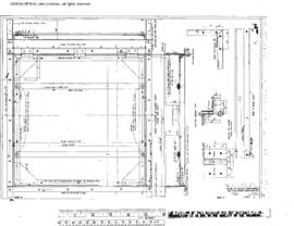 Great Northern Engineering Drawing, Depot at Williston, North Dakota, 1909