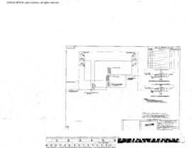 Northern Pacific Engineering Drawing, Car Shop, One Spot at Missoula, Montana, 1968
