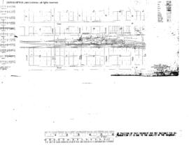 Northern Pacific Engineering Drawing, Depot at Centralia, Washington, 1911