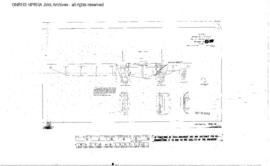 Northern Pacific Engineering Drawing: Plan of Abutment, Bridge 59, West of Reed Point, Montana, 1901