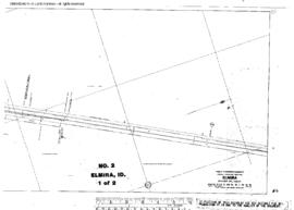 Plat Map of Great Northern Facilities at Elmira, Idaho, 1949