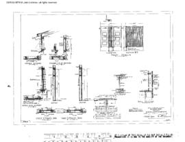 Great Northern Engineering Drawing, Yard Office at Interbay, Washington, 1929