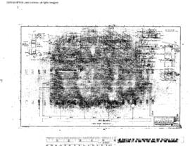 Northern Pacific Engineering Drawing, Car Repair Shed at Parkwater, Washington, 1957