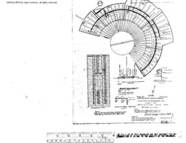 Northern Pacific Engineering Drawing, Roundhouse at Parkwater, Washington, 1952