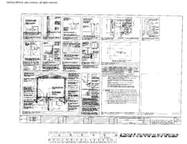 Burlington Northern Engineering Drawing, Modular Motor Car House, 1981