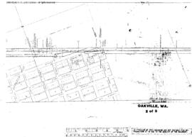 Plat Map of Northern Pacific Facilities at Oakville, Washington, undated