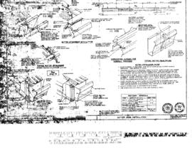 Burlington Northern Engineering Drawing, Butlerib Buildings, 1967