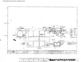 Great Northern Engineering Drawing, Waste Effluent Holding Tank, 30,000 Gallon at Essex, Montana,...