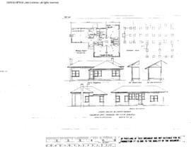 Spokane, Portland, and Seattle Railway Engineering Drawing, Depot at Farrington, Washington, undated
