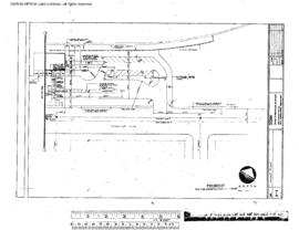 Amtrak Engineering Drawing, Amtrak Depot at Tacoma, Washington, 1983