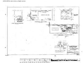 Northern Pacific Engineering Drawing, Store House at Centralia, Washington, 1960