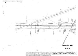 Plat Map of Northern Pacific Facilities at Parker, Washington, 1934