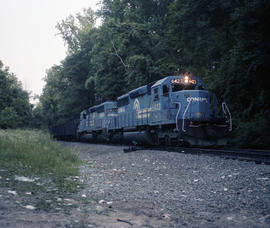 Consolidated Rail Corporation (Conrail) diesel locomotive 6423 at Bowie, Maryland on July 5, 1982.