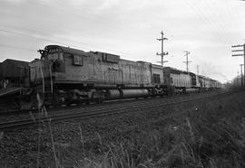 Burlington Northern diesel locomotive 4368 at Tacoma, Washington, in March 1971.