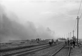 Sperry flour mill demolition at Tacoma, Washington in 1973.