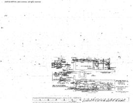 Northern Pacific Engineering Drawing, Depot at Garrison, Montana, 1940