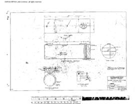 Northern Pacific Engineering Drawing, Diesel Fueling Facilities at Yakima, Washington, 1956
