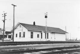 Great Northern Depot at Michigan, North Dakota, 1968