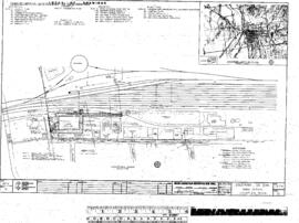 Burlington Northern Engineering Drawing, Yard Office at Edgemont, South Dakota, 1981