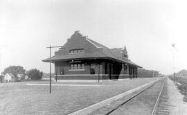 Great Northern Depot at Alexandria, Minnesota, undated