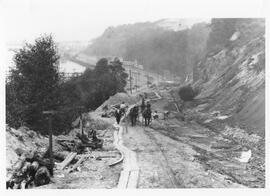 Seattle Municipal Railway Track, Seattle, Washington, circa 1910