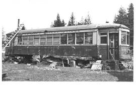 Seattle & Rainier Valley Railway Car 206 in Seattle, Washington, 1950