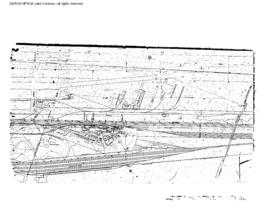 Northern Pacific Engineering Drawing, Roundhouse, Frame 125 Foot  at Yakima, Washington, undated