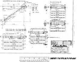 Northern Pacific Engineering Drawing, Freight House at Missoula, Montana, 1947