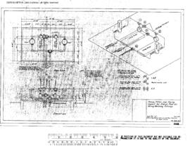 Burlington Northern Engineering Drawing, Unnamed Structure (Standard Plan), 1955