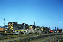 Spokane, Portland and Seattle Railway diesel locomotive 72 at Portland, Oregon in 1962.