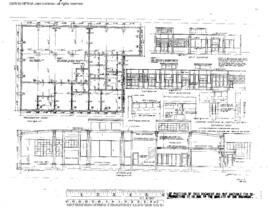 Spokane, Portland, and Seattle Railway Engineering Drawing, Mechanics Shops at Portland, Oregon, ...