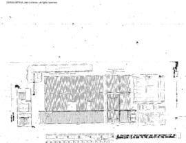 Great Northern Engineering Drawing, Freight House at Butte, Montana, 1888