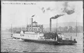 Northern Pacific rail ferry Tacoma at Kalama, Washington, in 1907.