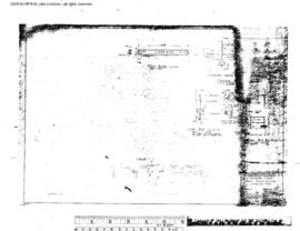 Northern Pacific Engineering Drawing, Wheel Truing Building at Livingston, Montana, undated