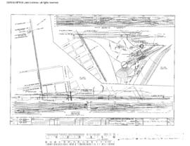 Burlington Northern Engineering Drawing, Unnamed Structure at Pasco, Washington, 1978