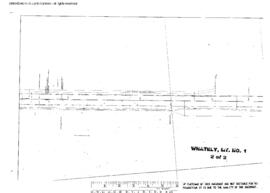 Plat Map of Great Northern Facilities at Whately, Montana, undated