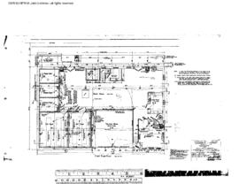 Northern Pacific Engineering Drawing, Warehouse for Ryan Fruit Company at Bozeman-Livingston, Mon...