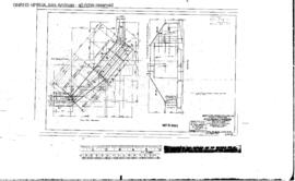 Northern Pacific Engineering Drawing: West Abutment, Bridge 79.1 - Highway Underpass, West of Gre...