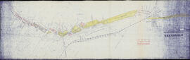 Spokane, Coeur d'Alene and Palouse Railroad Plat Map: Oakesdale, Washington.  Milepost 53-54, 1973